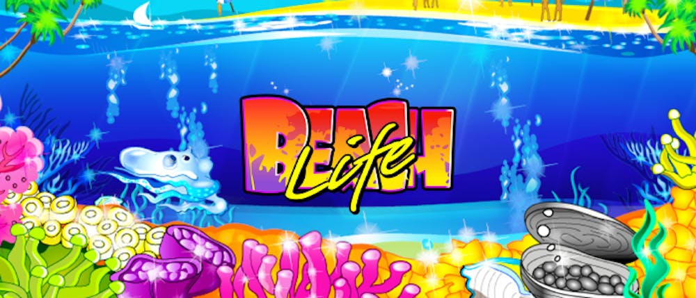 image showing beachlife slot logo
