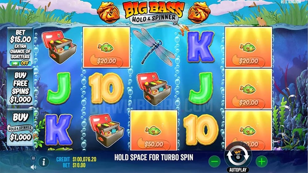 Big Bass Bonanza Hold &amp; Spinner gameplay and features