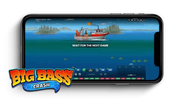 Big Bass Crash by Pragmatic Play can be played on a mobile device