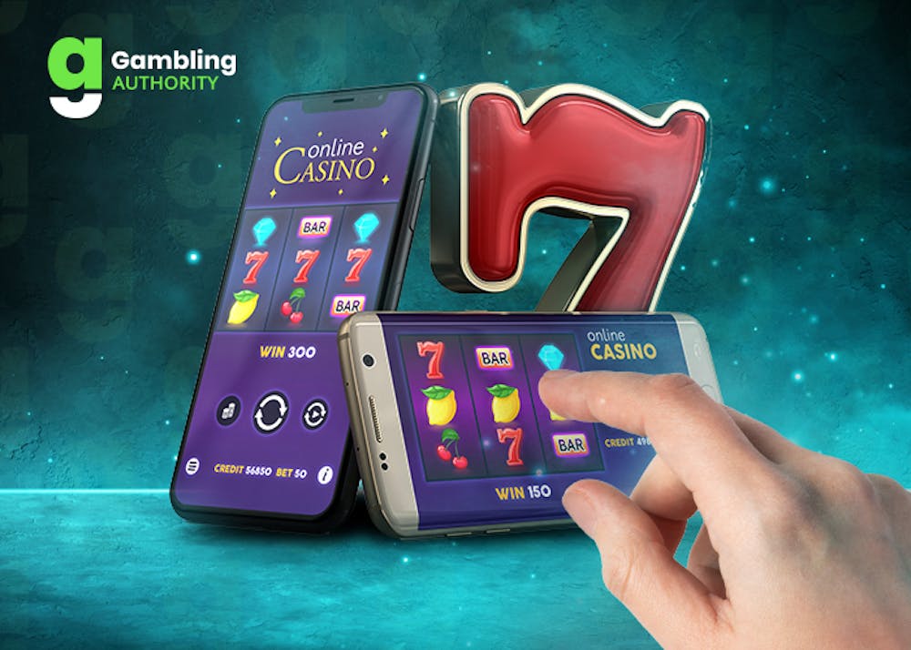 Slot game on a mobile device