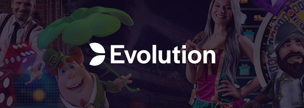 The official logo of Evolution (formerly known as Evolution Gaming)