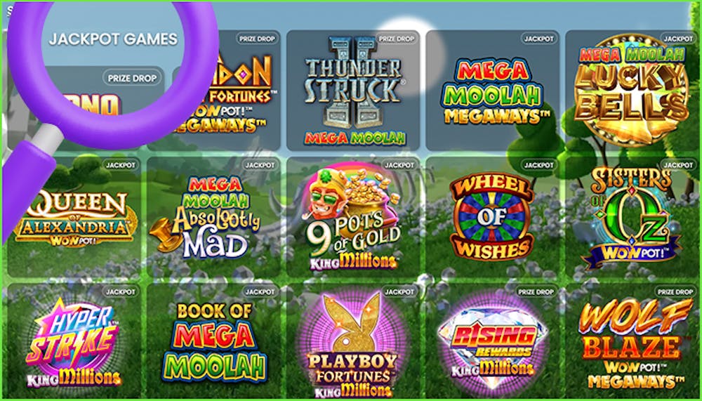 An efficient and accurate search for Jackpot Games reveals only those types of games