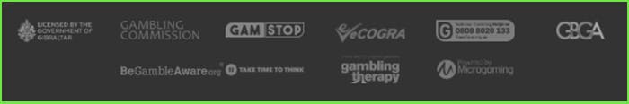 Licensed casinos should show their full license information in the footer of the site