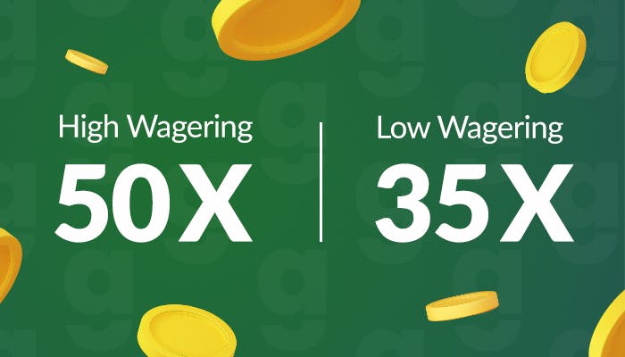 High (50x) and Low (35x) is compared in a chart
