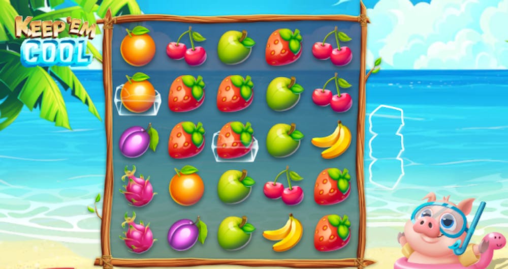 image showing keep em cool slot gameplay