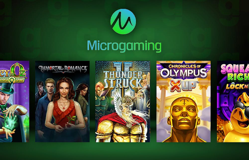 Microgaming is a provider of top casino games in the UK