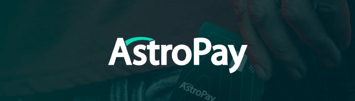 The official AstroPay logo on a dark background