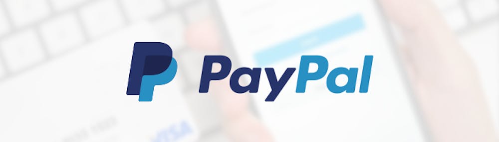 This image shows the PayPal logo and serves as an introduction to the best PayPal online casinos in the UK