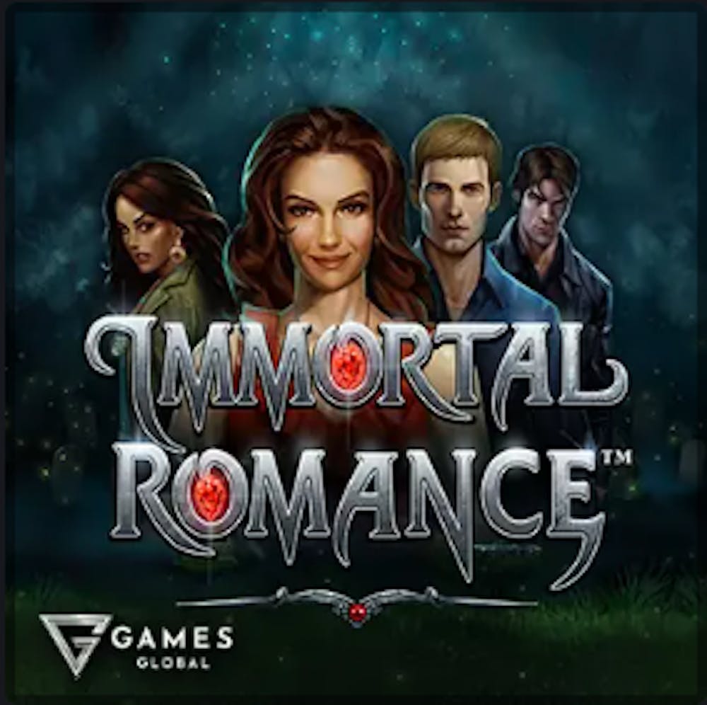 Game logo for Immortal Romance slot