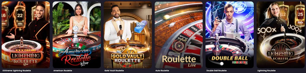 Evolution Live Roulette lobby