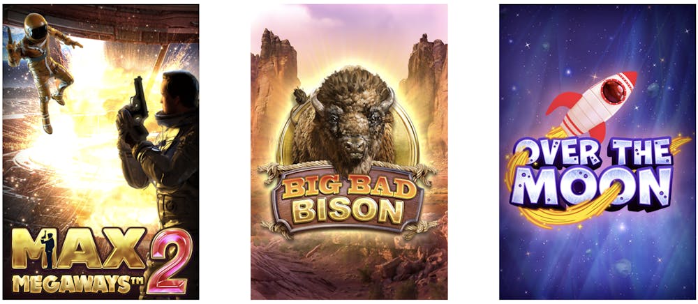 Lobby showing BGT megaways slot games