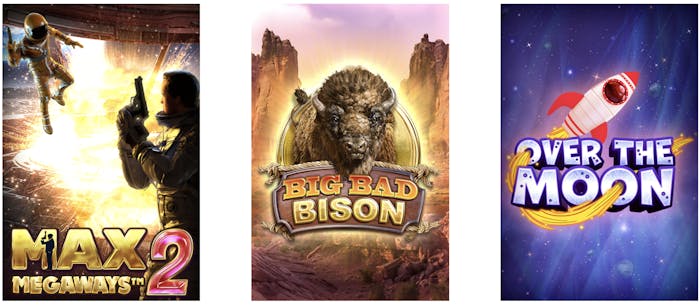 Lobby showing BGT megaways slot games