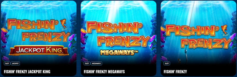 Fishin' Frenzy slots tiles