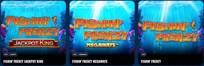 Fishin' Frenzy slots tiles