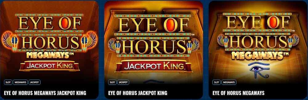 Eye of Horus slot tiles