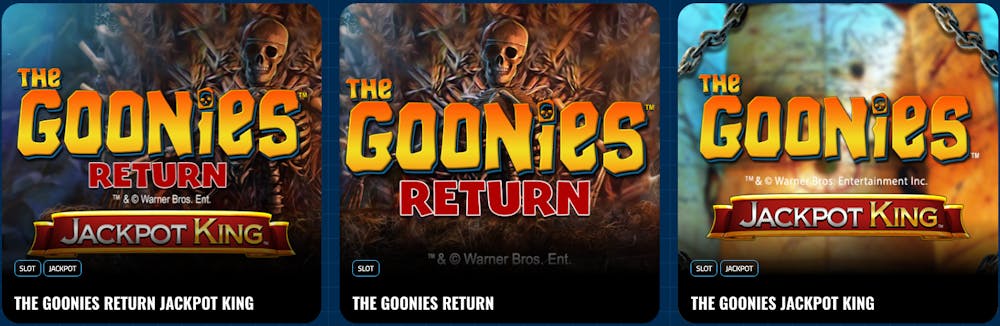 Goonies slot tiles