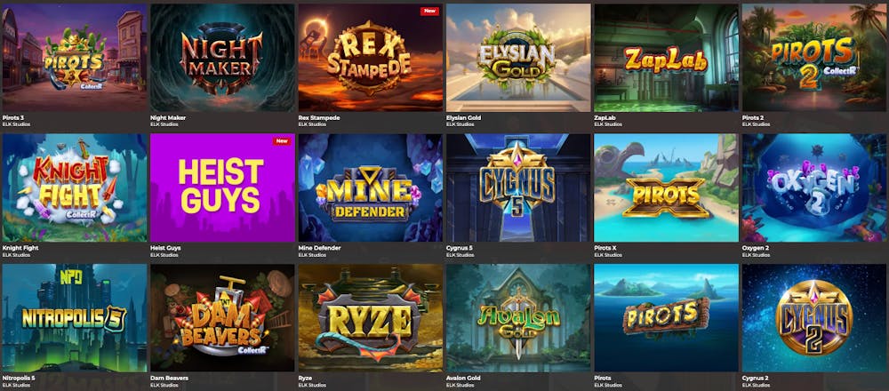 ELK Studios slots at 32Red Casino