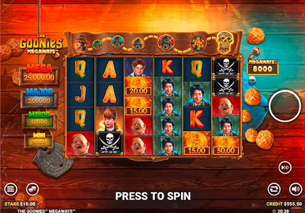 The Goonies Megaways Slot Review: RTP, Volatility, and Features logo