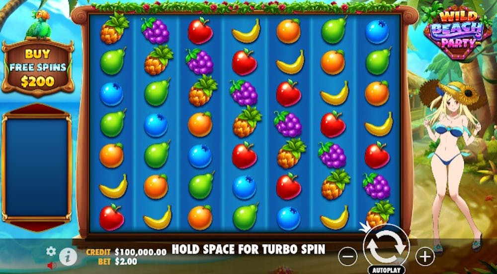 Image showing wild beach party slot gameplay