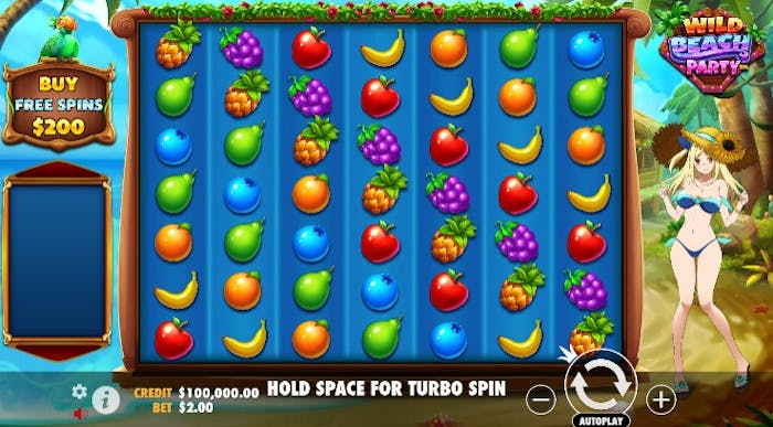 Image showing wild beach party slot gameplay