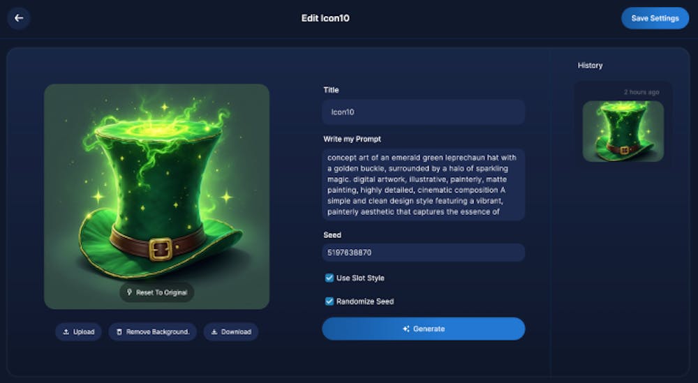 Xgenia slot info box