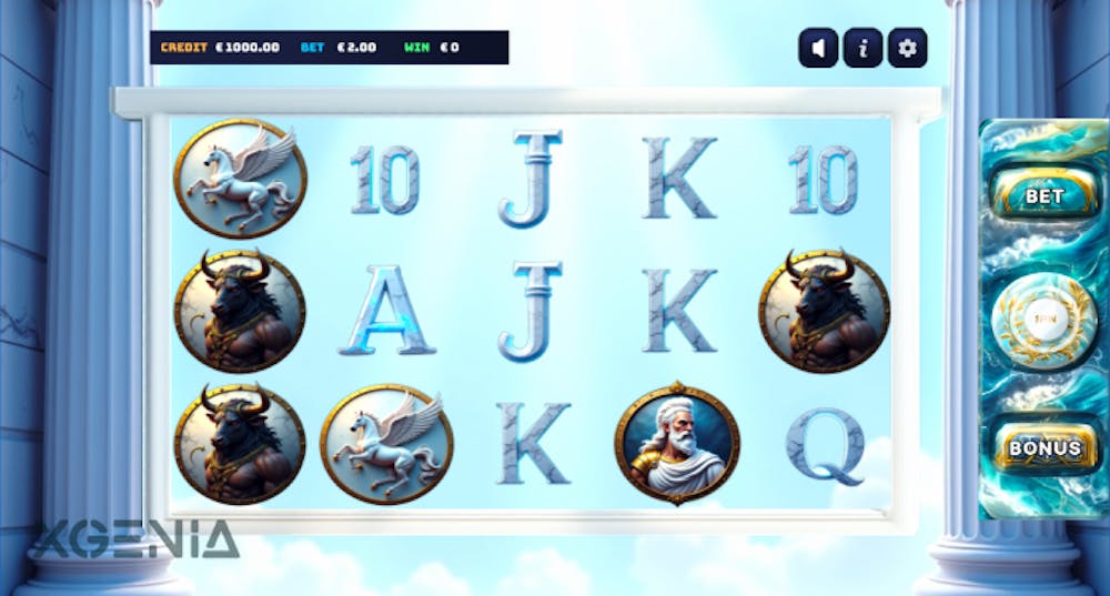 Xgenia AI slot reels